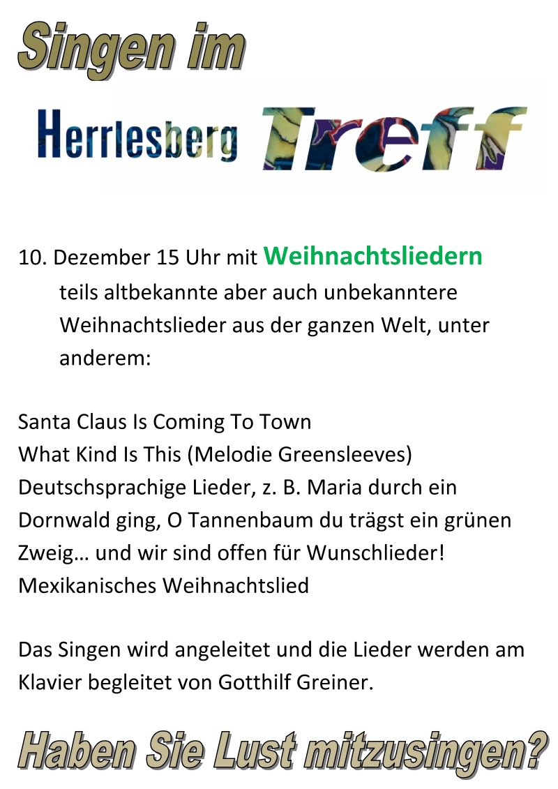 Weihnachtslieder