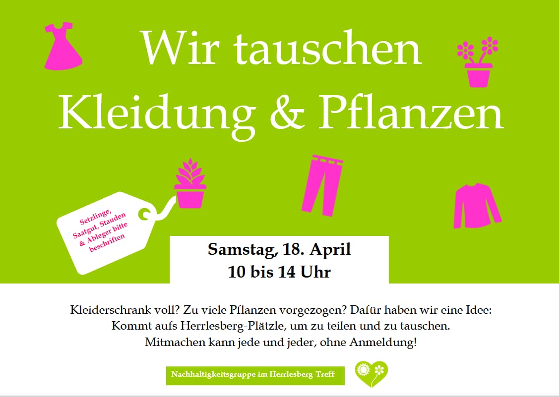 Kleidertausch auf dem Plätzle