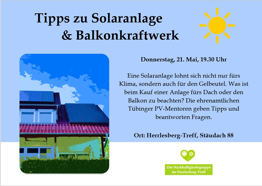 Solar Veranstaltung Herrlesberg Treff