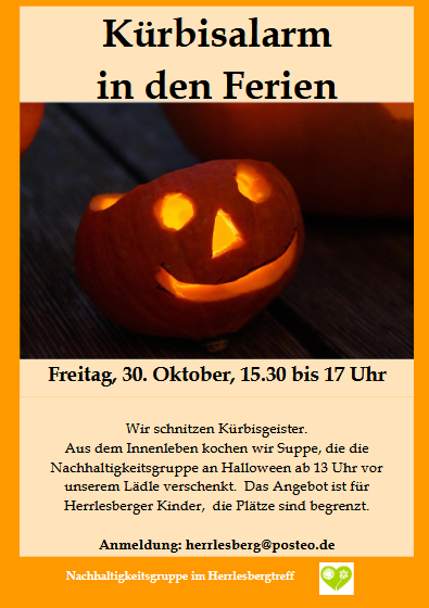 Kürbisschnitzen auf dem Herrlesberg