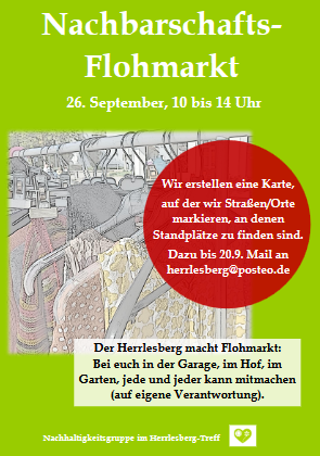 Nachbarschaftsflohmarkt Herrlesberg Treff